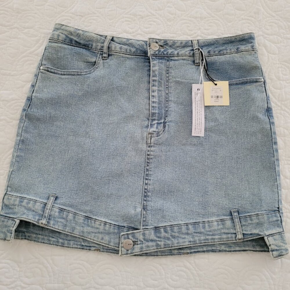 Francesca 's Jean Skirt